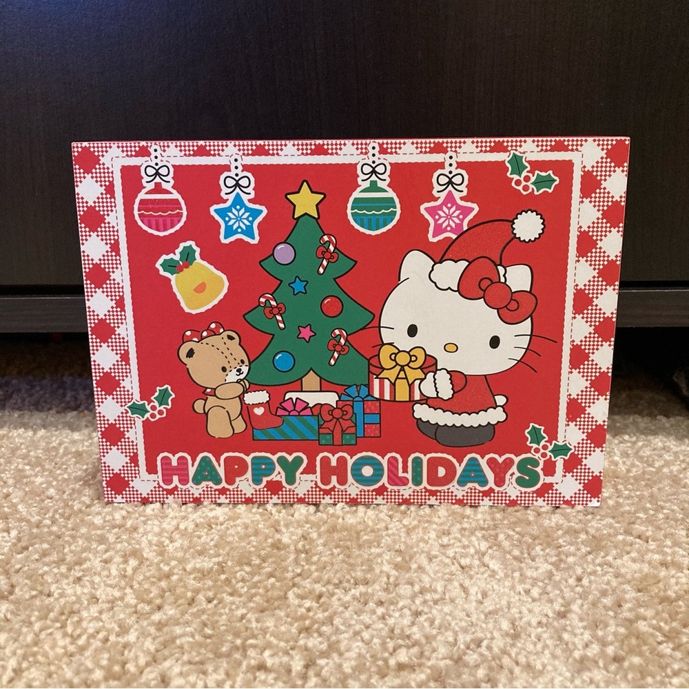 Sanrio Hello Kitty Happy Holidays Wall Sign Decor